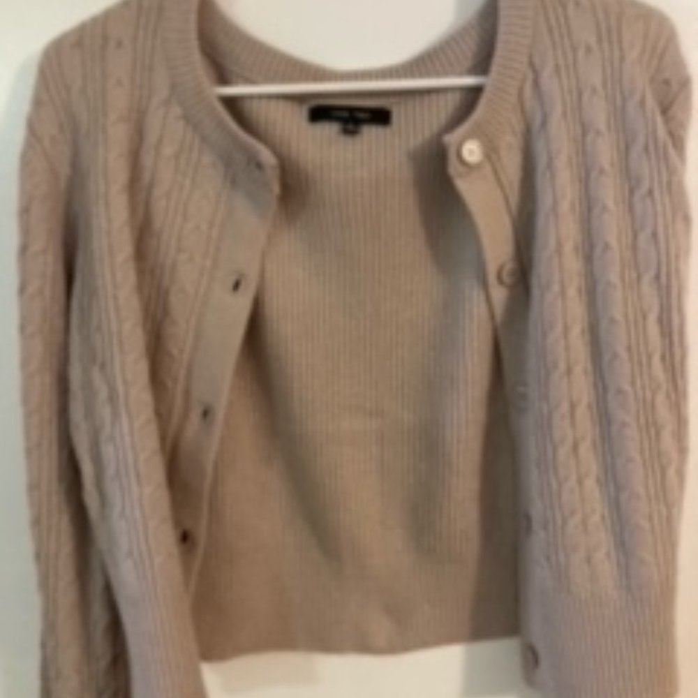 Morning Lavender Crop Sweater